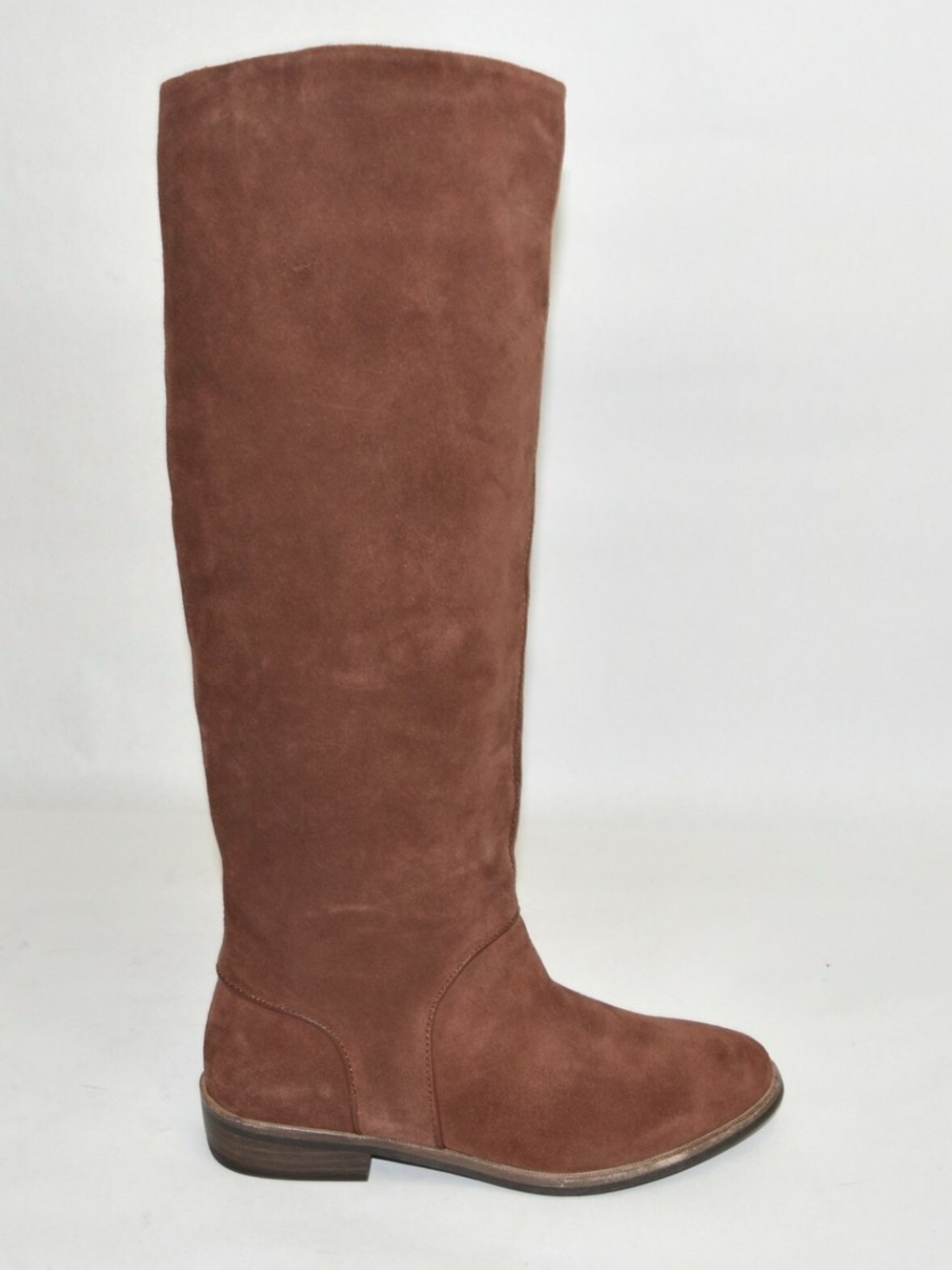 UGG Daley Gracen Equestrian Tall Over-the-Knee Suede Boots in Mahogany 8